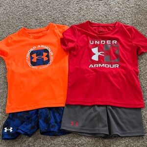 Under Armour Toddler Boy sets EUC- size 4T
